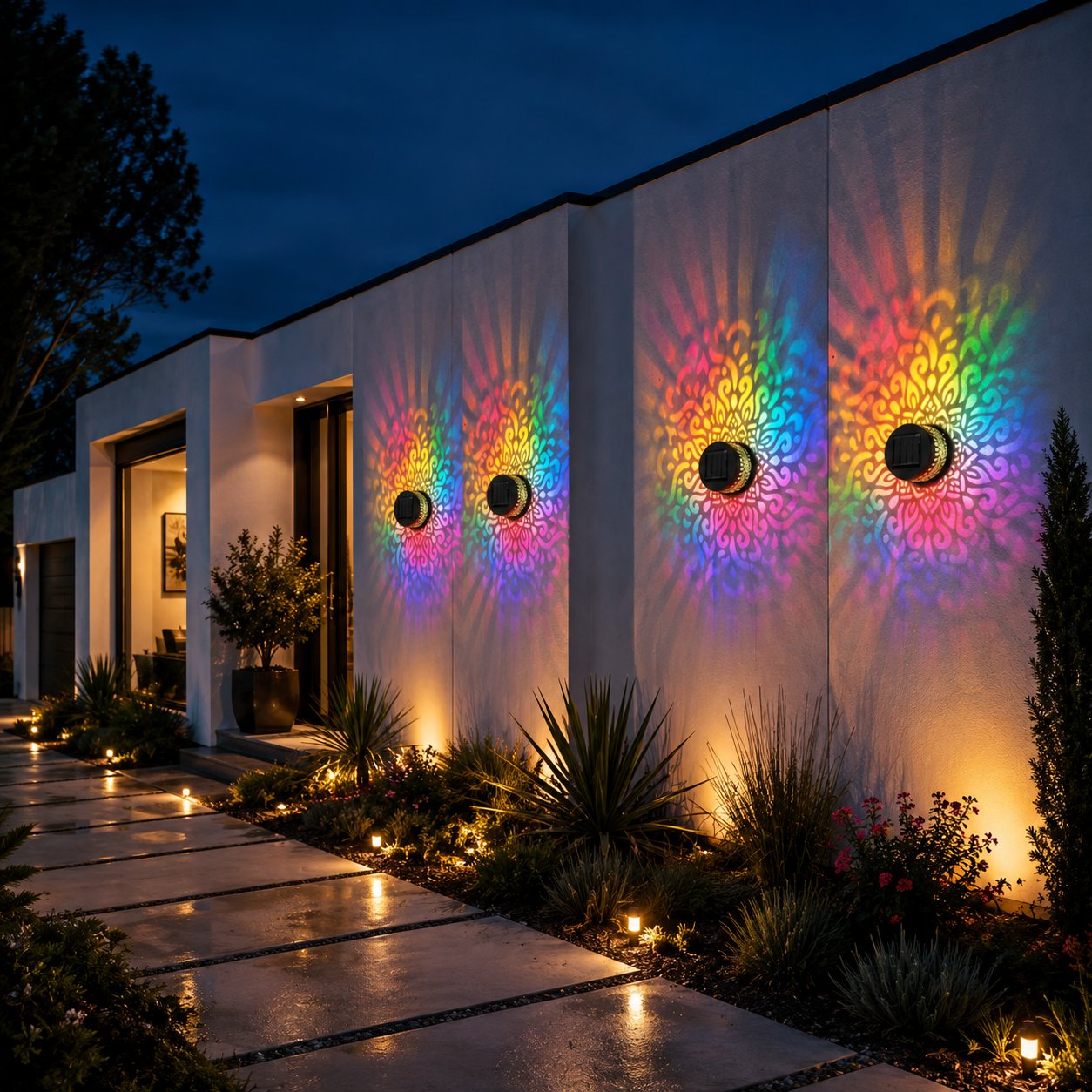 SolarGlow™ 7-Color Outdoor Projection Lamp