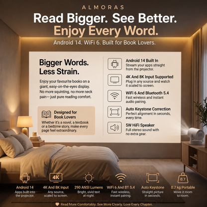Almoras™ Smart Projector