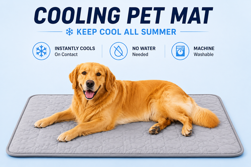 Cooling Pet Mat – Keeps Dogs Cool All Summer