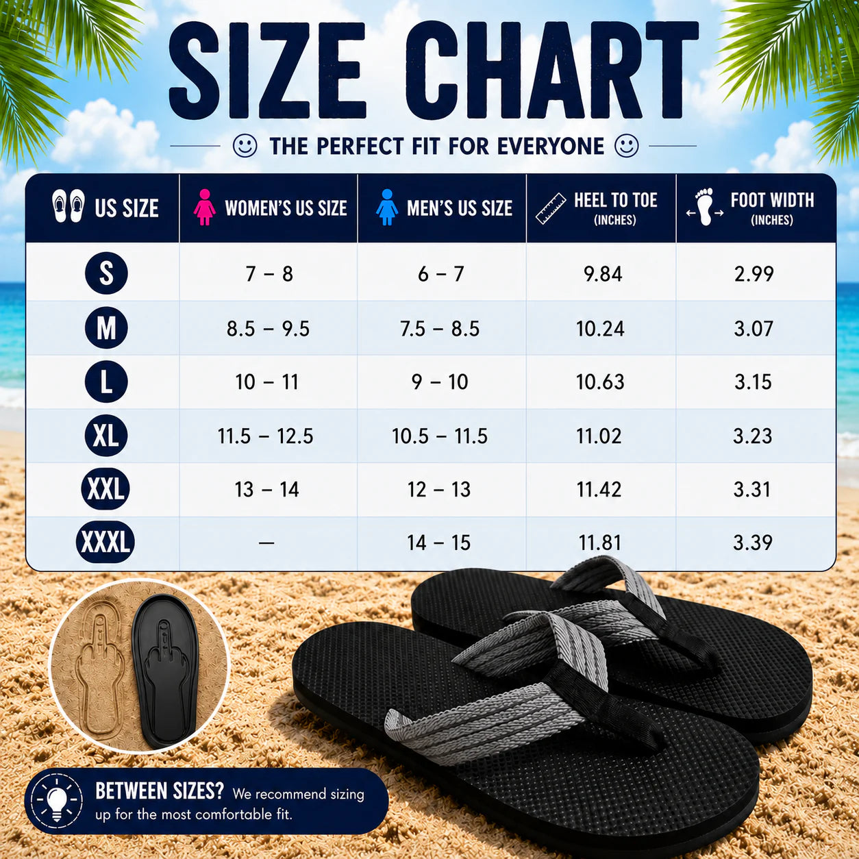 FlipOff™ Sand Print Flip Flops