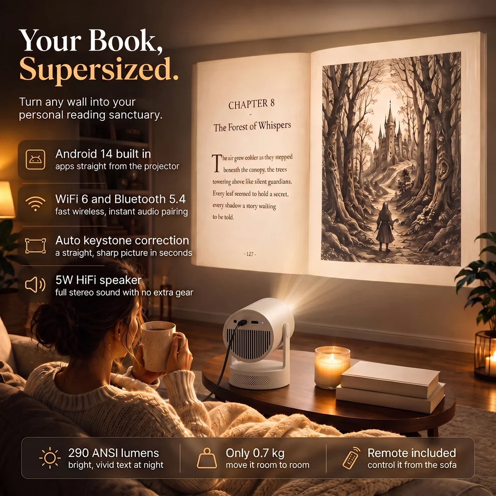 Almoras™ Smart Projector