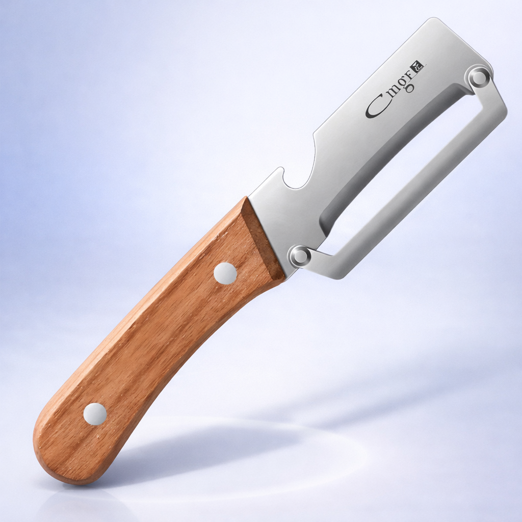 WoodGrip Stainless Precision Peeler™