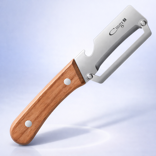 WoodGrip Stainless Precision Peeler™