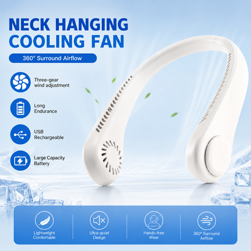 Rechargeable Neck Fan
