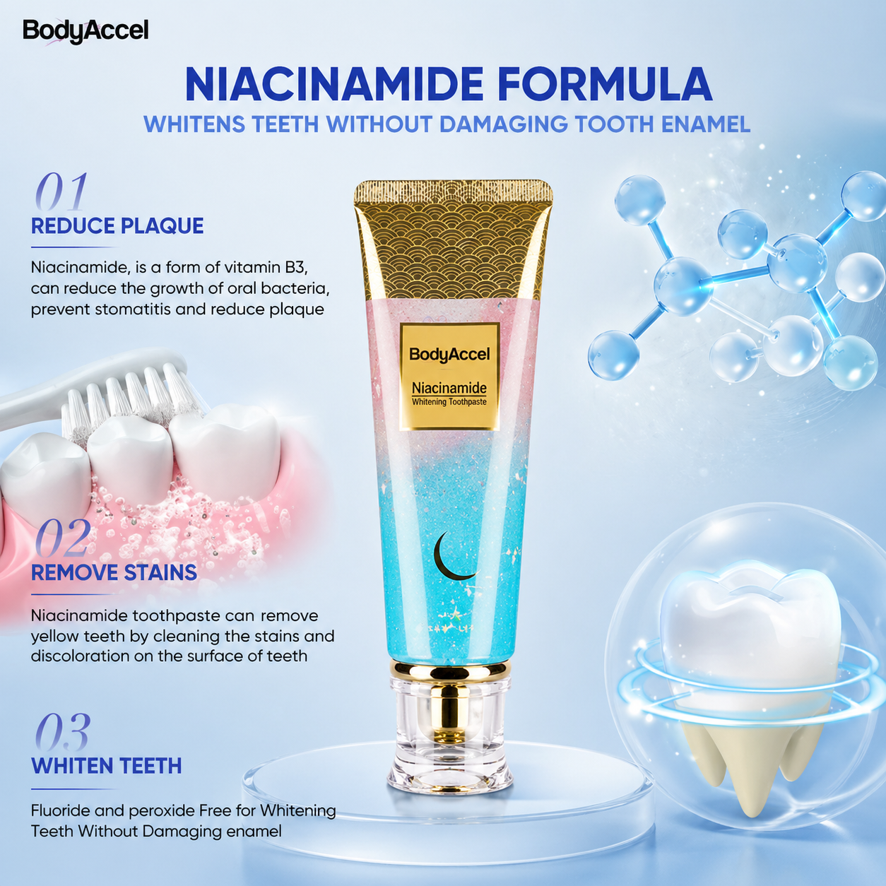 Niacinamide Whitening Toothpaste