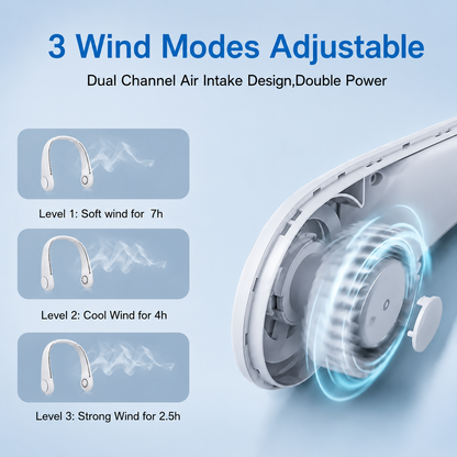 Rechargeable Neck Fan