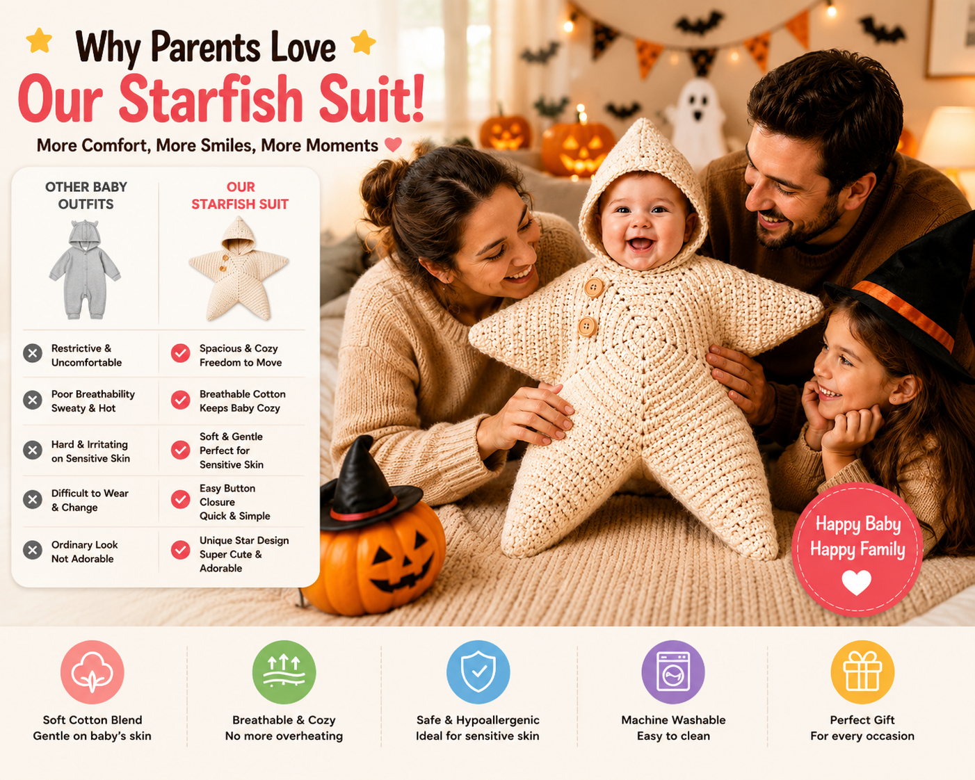 StarSnug™ Baby Star Suit